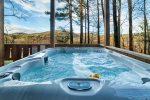 Great mountain views from hot tub